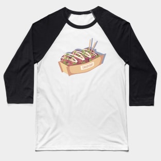 The delecious Japanese takoyaki food Baseball T-Shirt